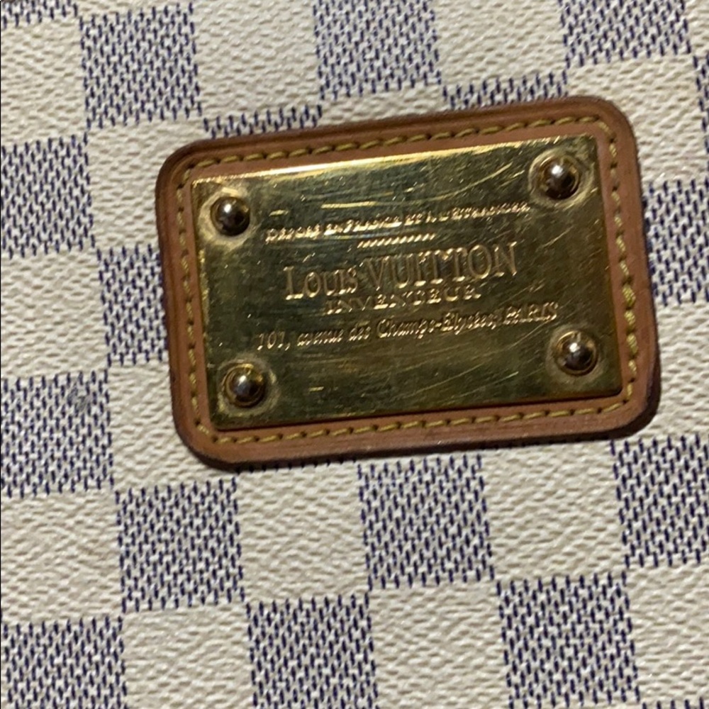 Luis Vuitton Damur Azur Eva Clutch
